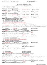 Đề cương ôn thi học kỳ II môn Hóa học Lớp 11  Năm học 2018-2019 - Nguyễn Hoàng Nam